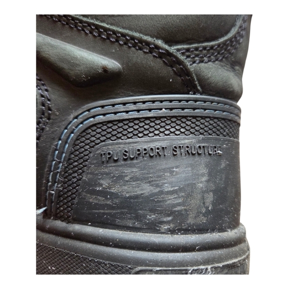 Dakota Womans Black Protective Steel Toe Boots Size 6 - Picture 6 of 9